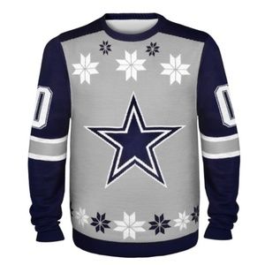 FOCO Dallas Cowboys Large Jersey Sweater